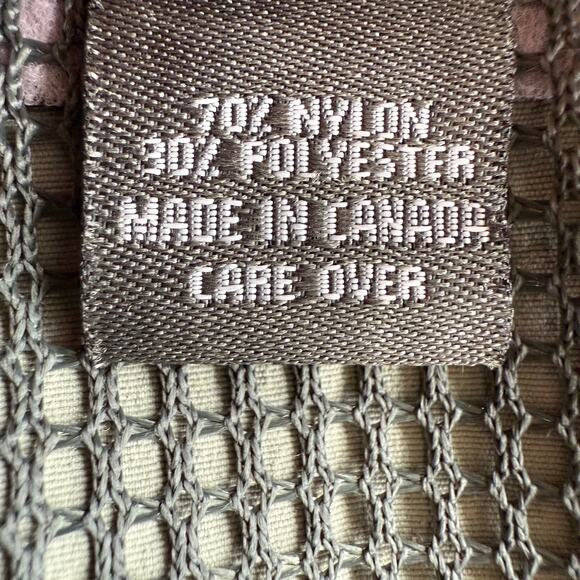 Simms VTG EUC Canada Made Guide Olive Nylon Mesh Vent Fly Fishing Vest XS‎ / S - Picture 8 of 8